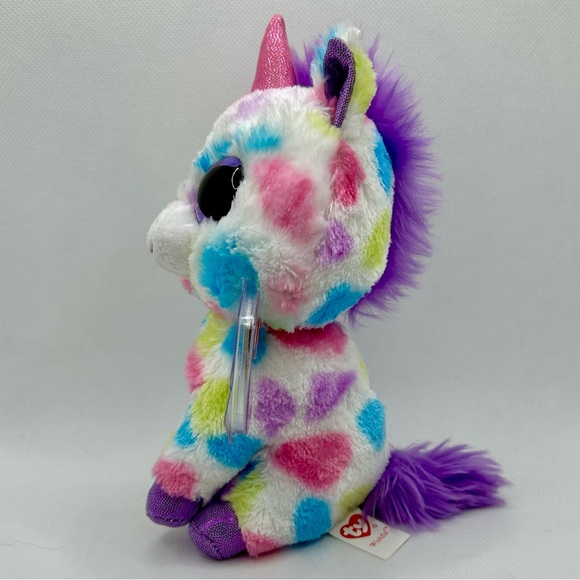 Ty Beanie Boos Collection RETIRED Wishful the Unicorn Plush - Picture 5 of 6